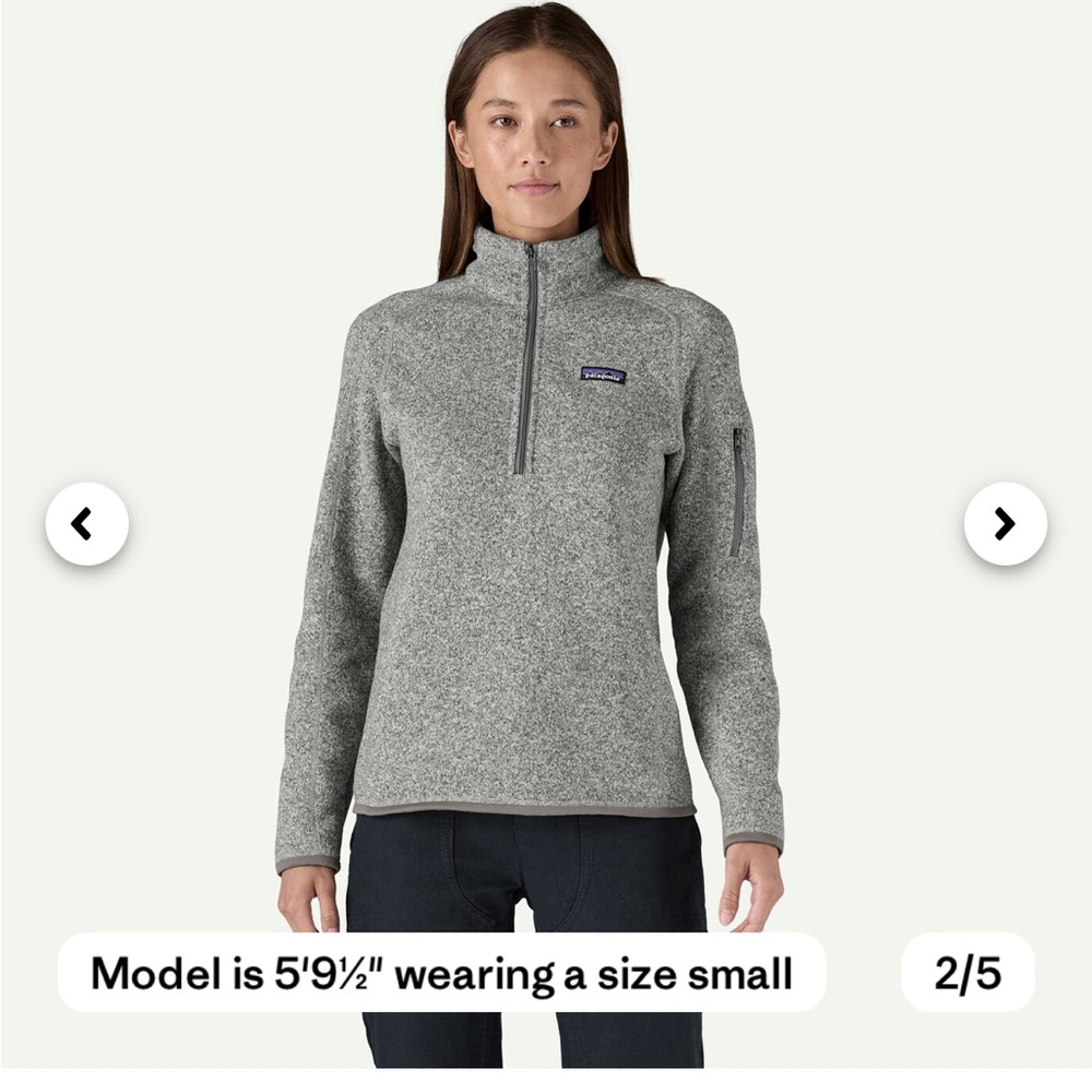 Patagonia Quarter-Zip Fleece Pullover Men’s Small
